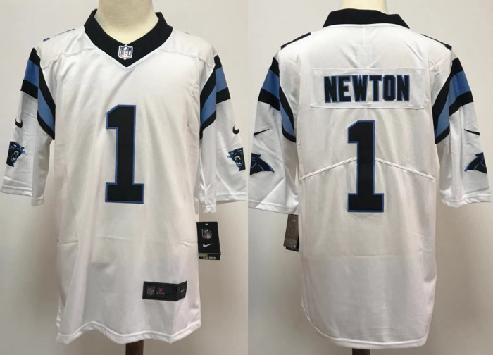 Carolina Panthers Jersey White NO.1 NEWTON