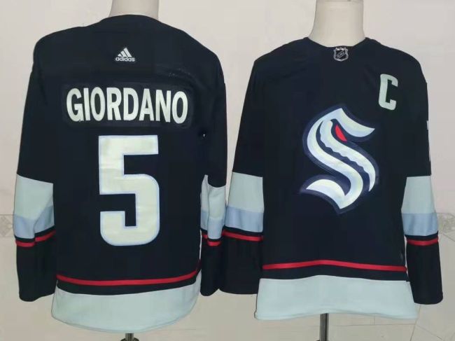 Seattle Kraken Away Player Jersey Navy NO.5 GIORDANO