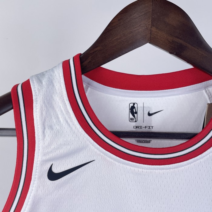 Chicago Bulls KIds Jersey White NO.23 JORDAN