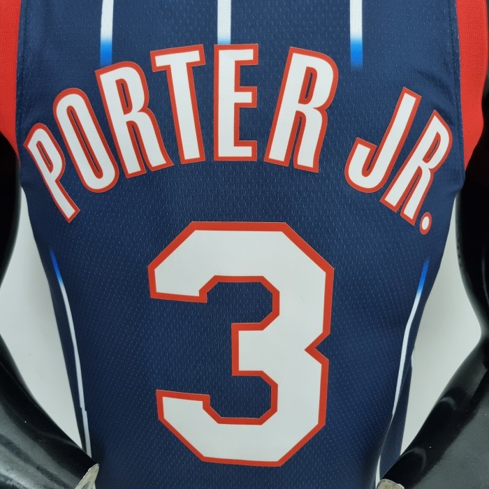 PORTER JR. Houston Rockets 2022 City Edition Swingman Jersey Blue