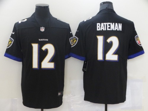 Baltimore Ravens Jersey Black NO.12 BATEMAN
