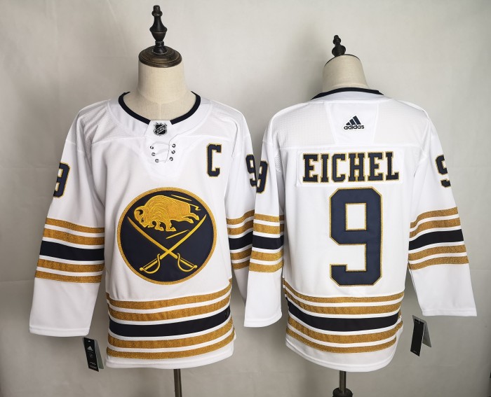 Buffalo Sabres 50th Season Breakaway Player Jersey White NO.9 EICHEL