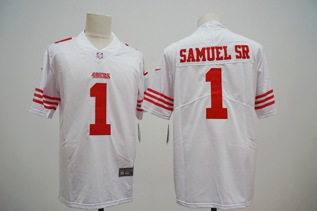 San Francisco 49ers Jersey Limited Editio White NO.1 SAMUEL SR