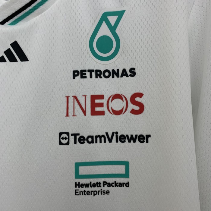 2025 Mercedes AMG T-Shirt White NO Number