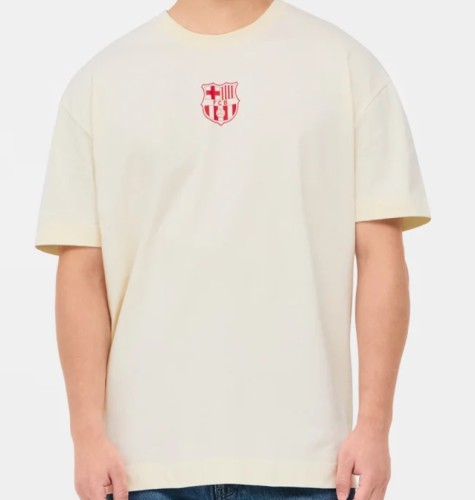 Ecru tee FC Barcelona - Oversize