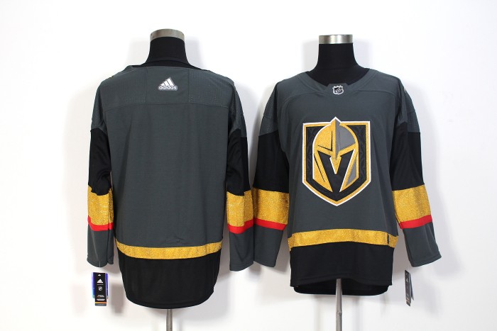 Vegas Golden Knights Home Jersey Grey NO Number