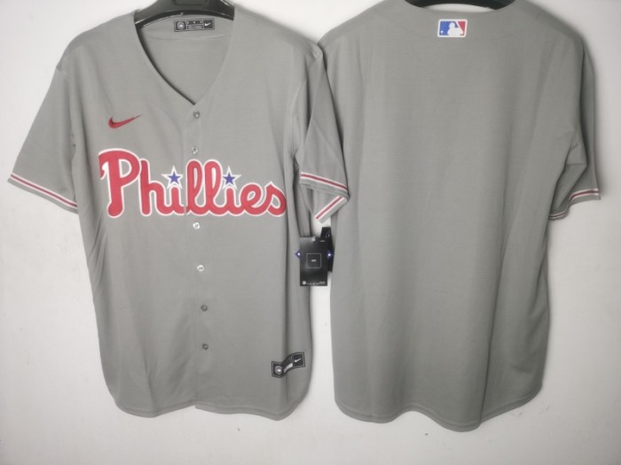Philadelphia Phillies Limited Jersey Grey Fan Version NO Number