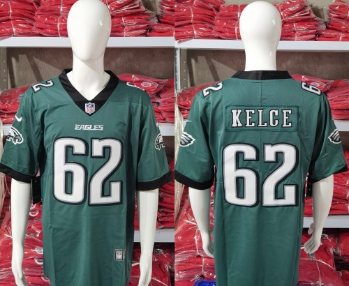 Philadelphia Eagles Dark Green 2023 NO.62 KELCE