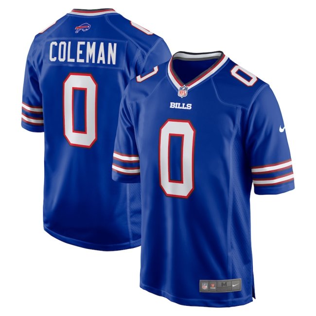 Buffalo Bills Jersey Limited Blue NO.0 COLEMAN