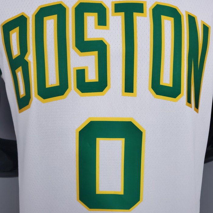 Jayson Tatum Boston Celtics White Platinum Limited Swingman Jersey