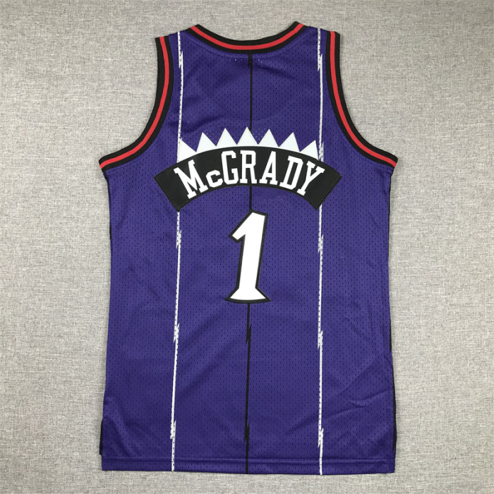 Toronto Raptors Kids Jersey Purple Vintage Classics Edition 98/99 NO.1 McGRADY