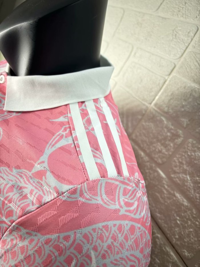 Real Madrid Pink Dragon Pattern Player Jersey 25/26
