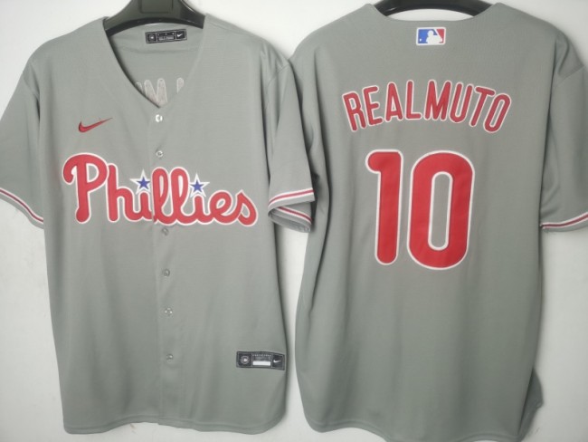 Philadelphia Phillies Limited Jersey Grey Fan Version NO.10 REALMUTO