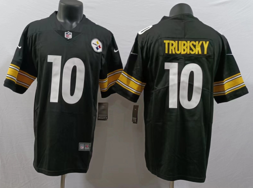 Pittsburgh Steelers Jersey Black NO.10 TRUBISKY