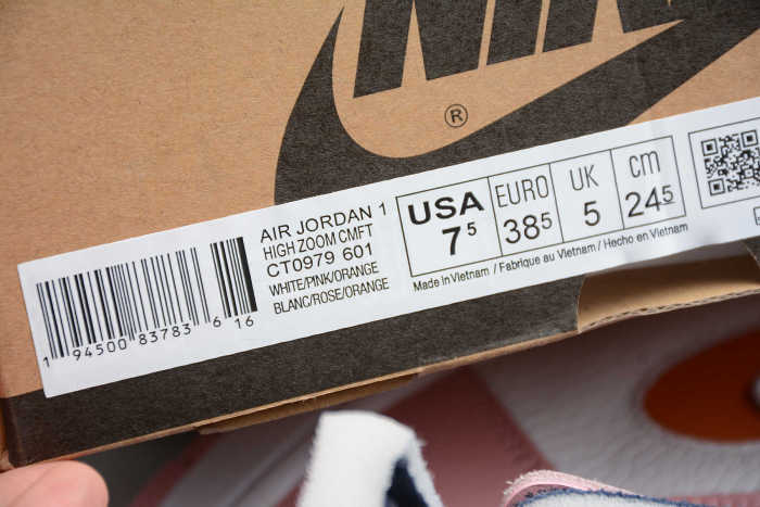 Air Jordan 1 High Zoom CMFT Pink Glaze CT0979-601
