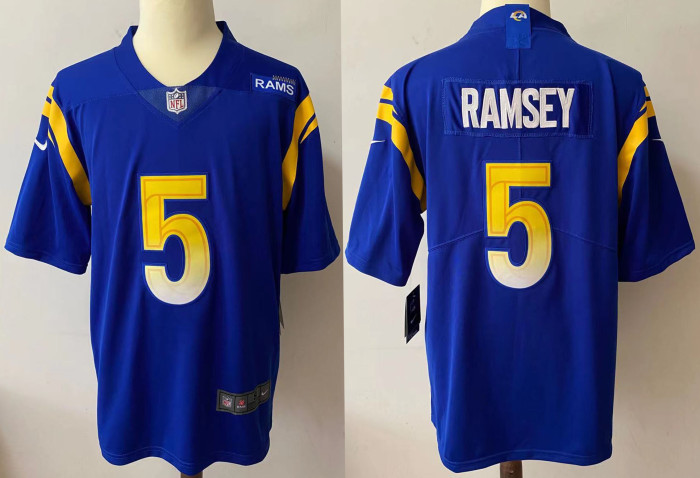 Los Angeles Rams Jerseys Blue NO.5 RAMSEY