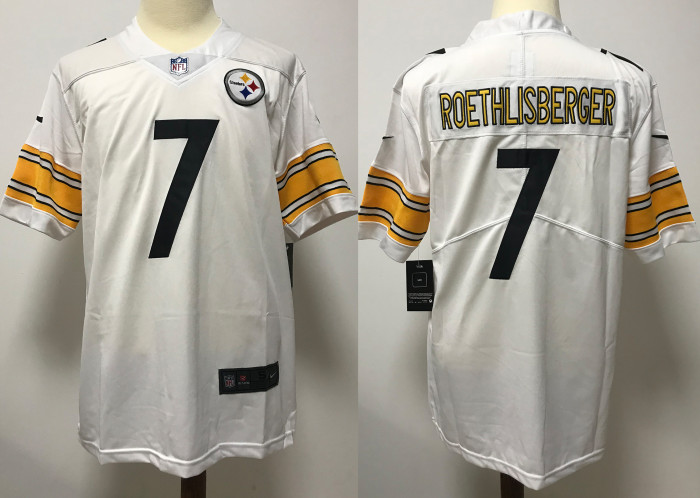 Pittsburgh Steelers Jersey White NO.7 ROETHLISBERGER