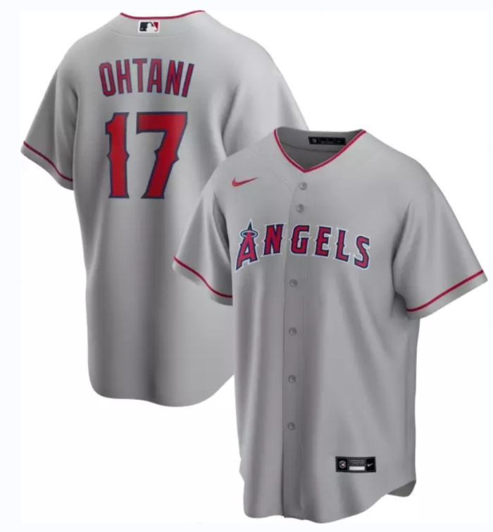 Los Angeles Angels Jersey Grey NO.17 OHTANI