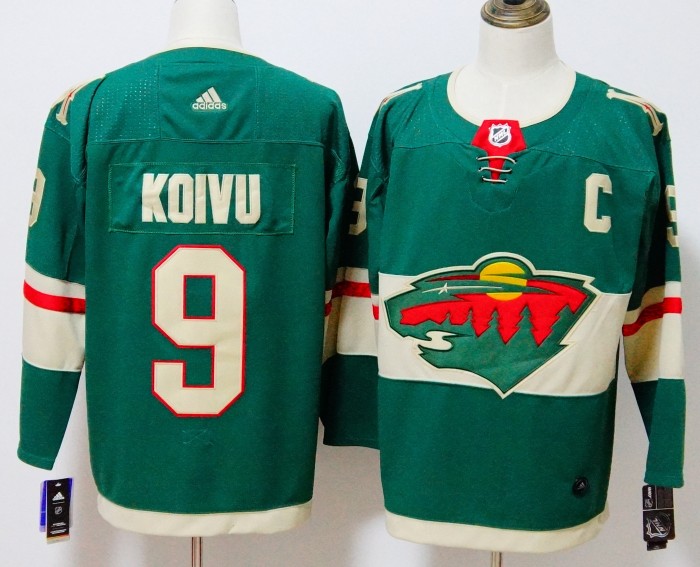 Minnesota Wild Home Jersey Green NO.9 KOIVU