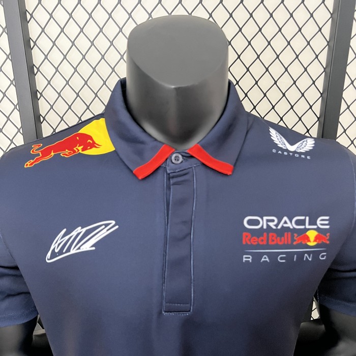 2024 Red Bull Racing Polo shirt Black NO.1 VERSTAPPEN
