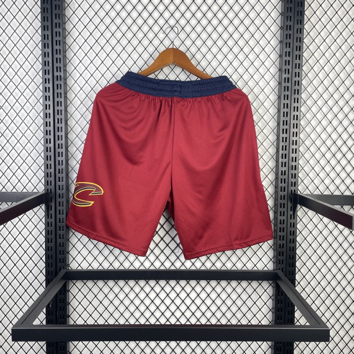 Cleveland Cavaliers Basketball Shorts  red 19-20
