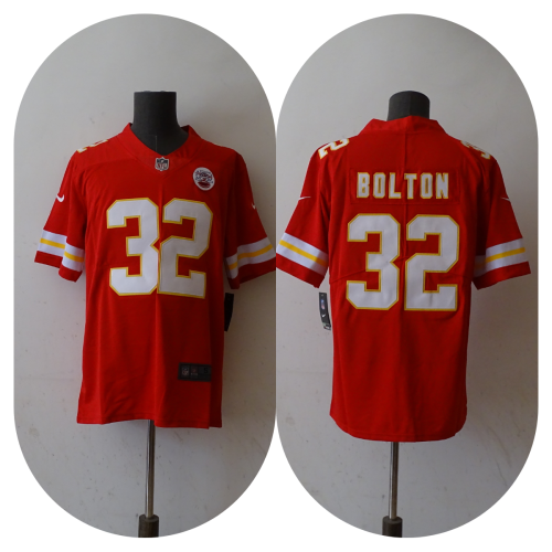 Kansas City Chiefs Jersey Red NO.32 BOLTON