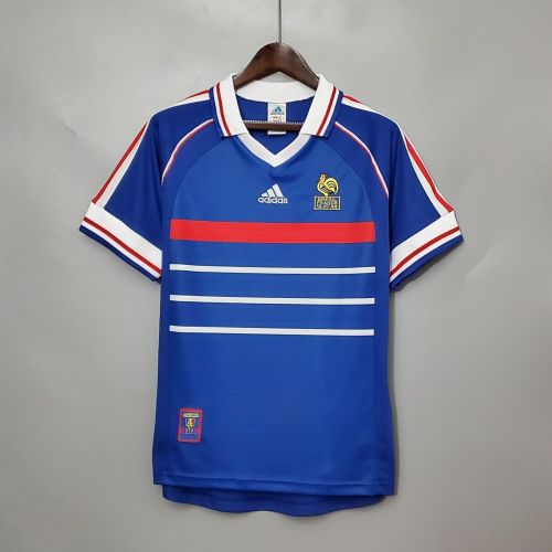 France Retro Home Jersey 1998 World Cup