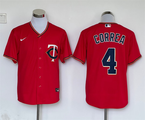 Minnesota Twins Limited Jersey Red Fan Version NO.4 CORREA