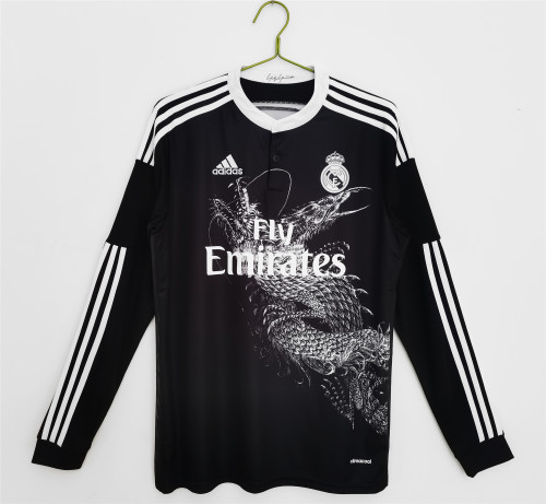 Real Madrid Third Long Sleeve Retro Jersey 2014/15
