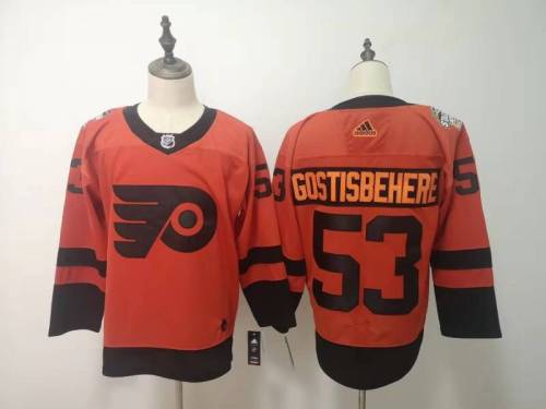 Philadelphia Flyers 2019 NHL Stadium Series Jersey Dark Orange NO.53 GOSTISBEHERE