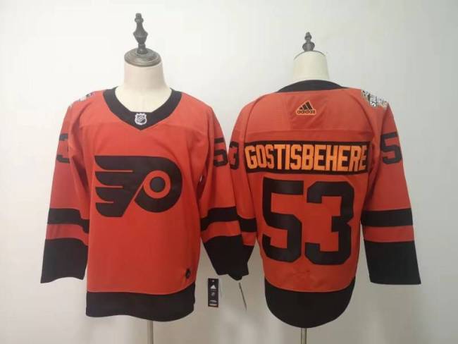 Philadelphia Flyers 2019 NHL Stadium Series Jersey Dark Orange NO.53 GOSTISBEHERE