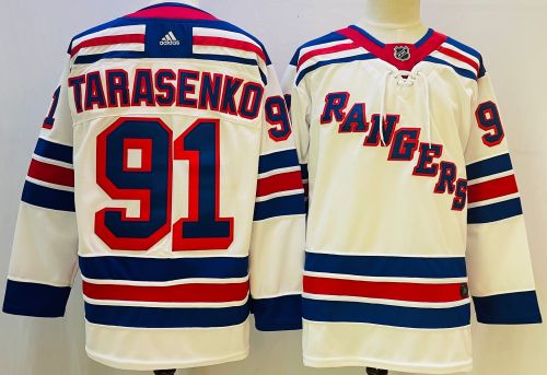 New York Rangers Home Jersey White 22/23 NO.91 TARASENKD
