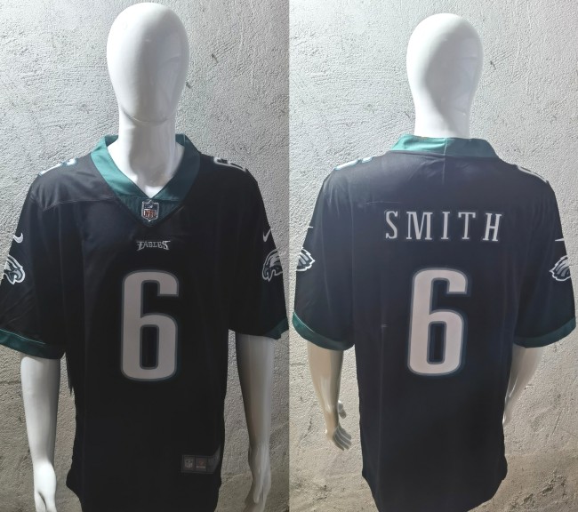 Philadelphia Eagles Jersey Black 2023 NO.6 SMITH