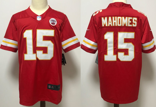 Kansas City Chiefs Jersey Red NO.15 MAHOMES
