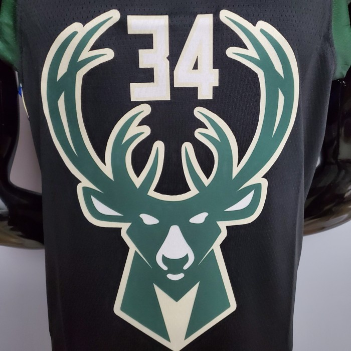Giannis Antetokounmpo Milwaukee Bucks Swingman Jersey Black