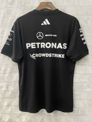 2025 Mercedes AMG Petronas T-Shirt Black NO Number