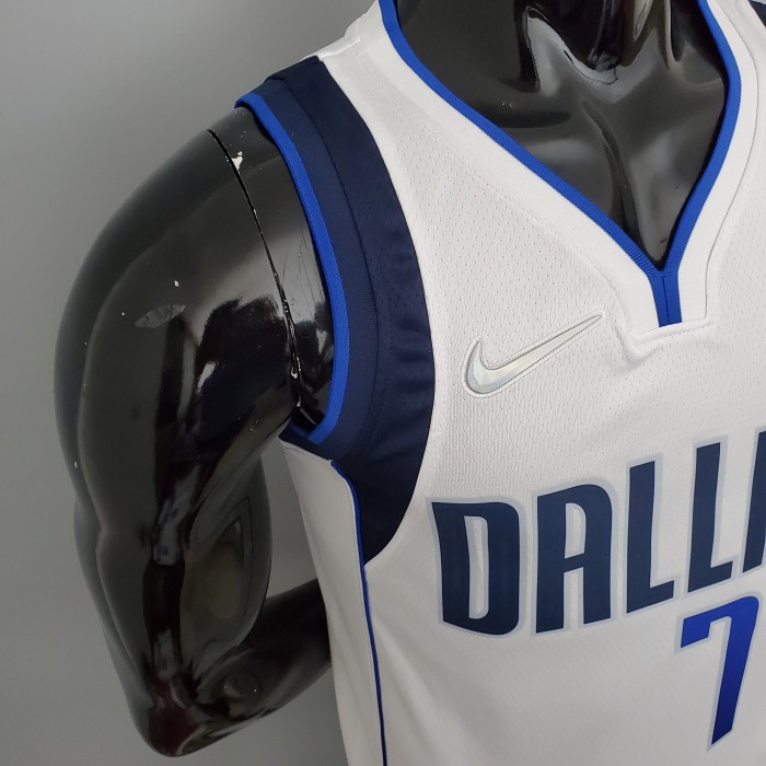 Luka Doncic Dallas Mavericks 75th Anniversary Swingman Jersey White