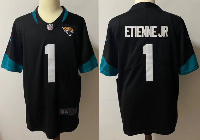 Jacksonville Jaguars Jersey Black NO.1 ETIENNE JR