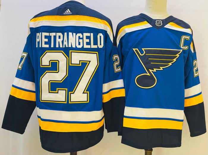 St. Louis Blues Home Breakaway Player Jersey Blue NO.27 PIETRANGELO