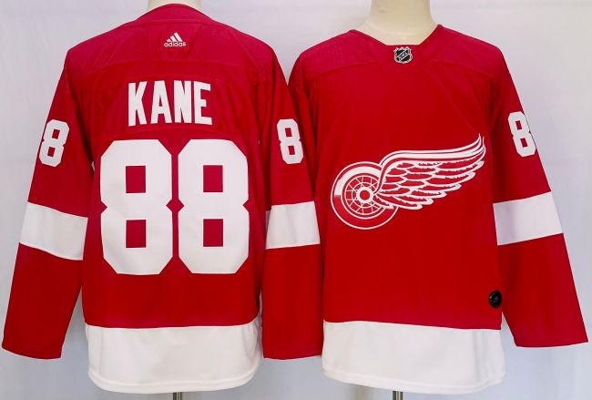 Detroit Red Wings Home Jersey Red 2024 NO.88 KANE