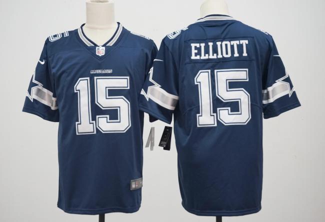 Dallas Cowboys Jersey Navy Limited Edition NO.15 ELLIOTT