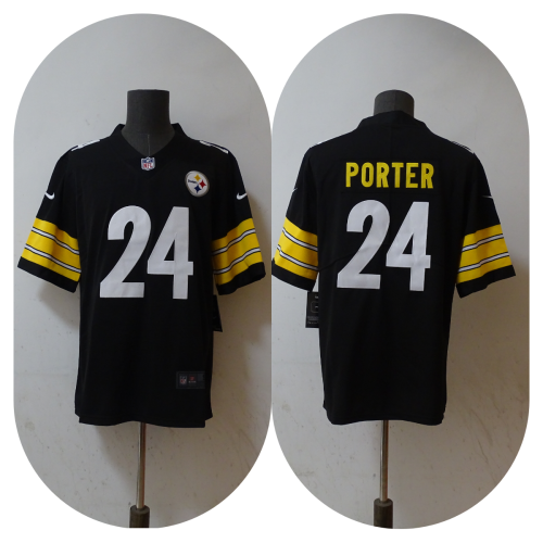Pittsburgh Steelers Jersey Black NO.24 PORTER