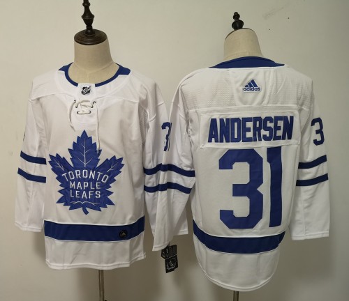 Toronto Maple Leafs Home Jersey White 2022 NO.31 ANDERSEN