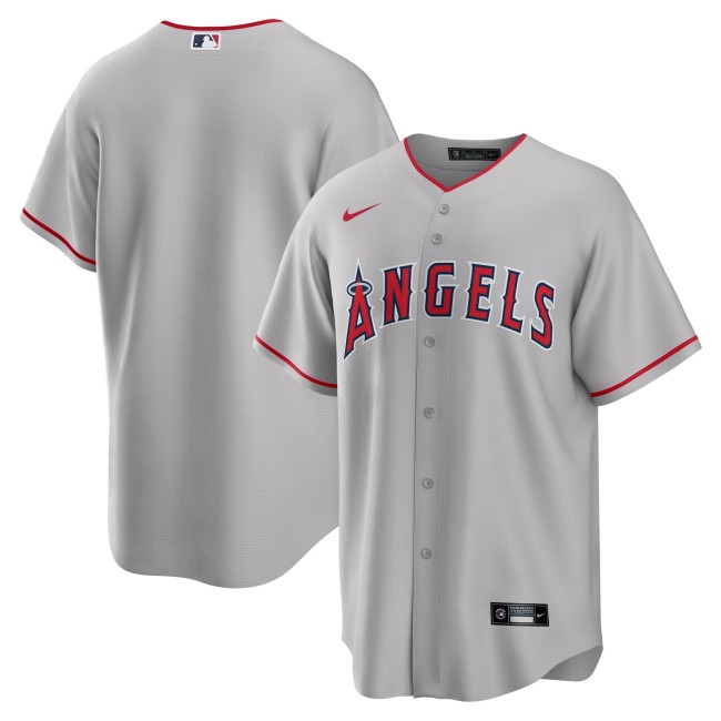 Los Angeles Angels Jersey Grey NO Number