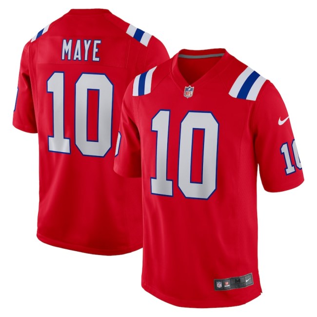 England Patriots Jersey Red NO.10 MAYE