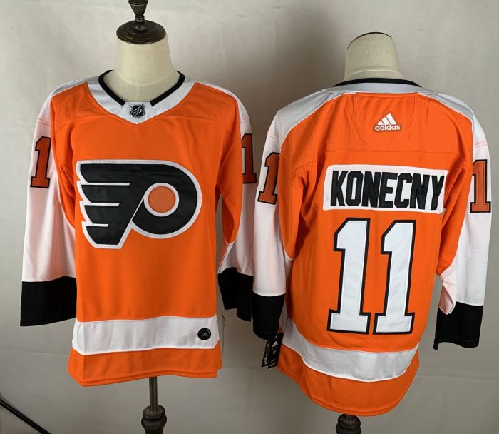 Philadelphia Flyers Home Alternate Player Jersey Orange NO.11 KONECNY