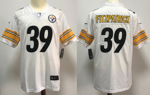 Pittsburgh Steelers Jersey White NO.39 FITZPATRICK