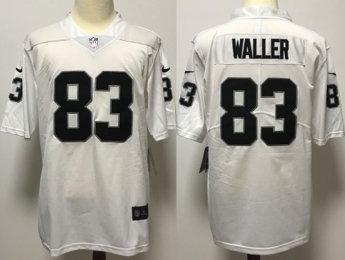 Las Vegas Raiders Jerseys White NO.83 WALLER