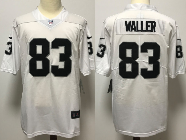 Las Vegas Raiders Jerseys White NO.83 WALLER