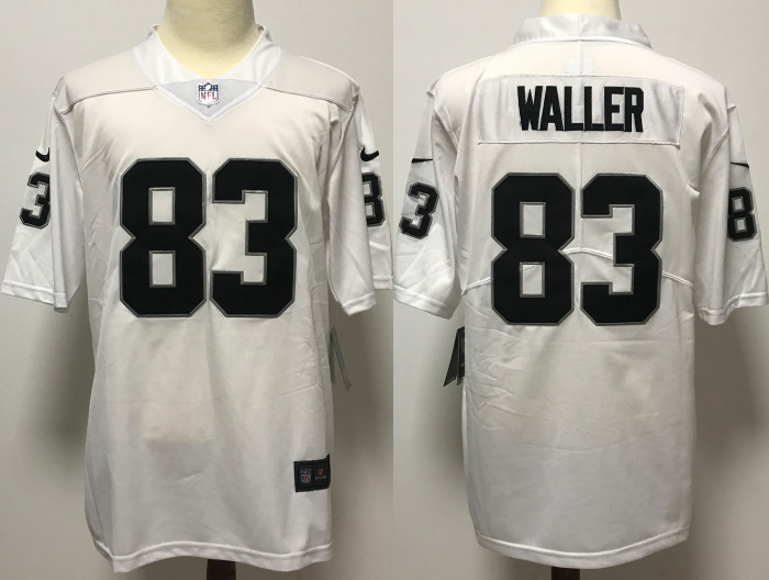 Las Vegas Raiders Jerseys White NO.83 WALLER